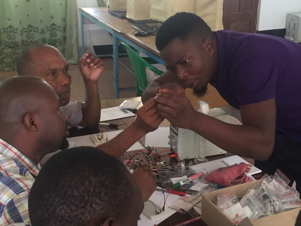 TME Education training in Mtwara Technical Secondary School. 