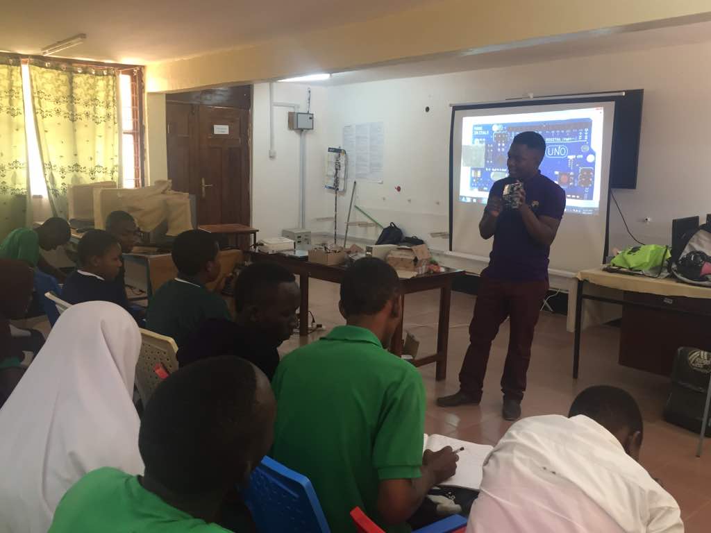 TME Education training in Mtwara Technical Secondary School. 